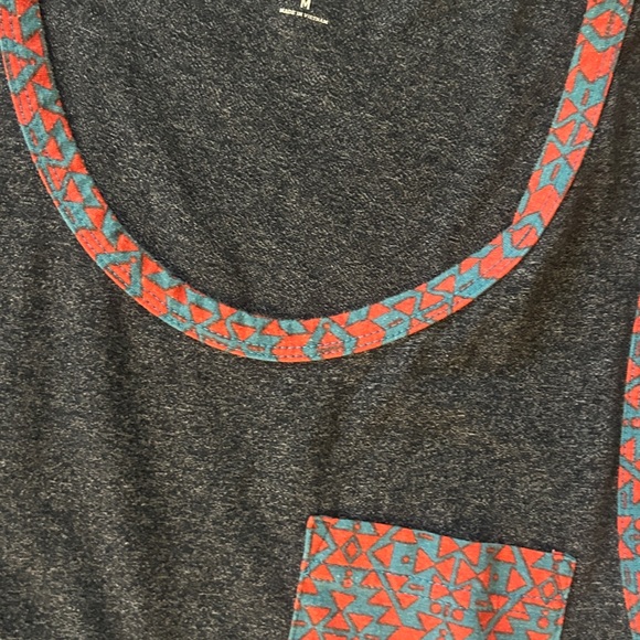 Hollister Gray Tank Top with Red Accents - Picture 2 of 2